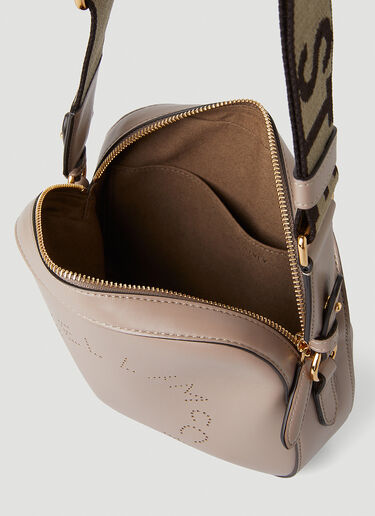 Stella McCartney 퍼포레이티드 스몰 카메라 숄더 백 베이지 stm0247027