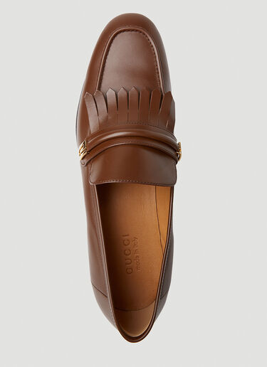 미러 G 로퍼 Gucci 미러 G 로퍼 브라운 guc0151082