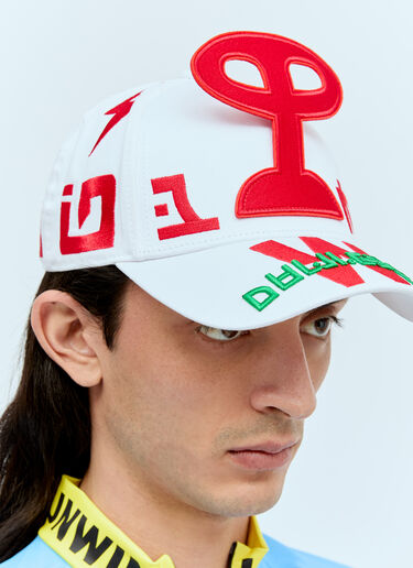 Walter Van Beirendonck ドーリートゥー ベースボールキャップ ホワイト wlt0156020