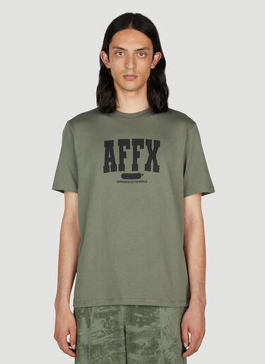 AFFXWRKS バーシティTシャツ グリーン afx0152026