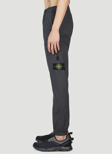 Stone Island 컴퍼스 패치 팬츠 블랙 sto0152034