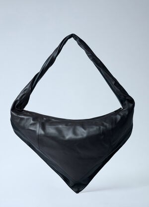 Lemaire Small Scarf Shoulder Bag Black lem0362019