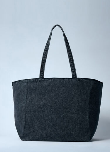 Alexander Wang Denim Punch Tote Bag Grey awg0259044