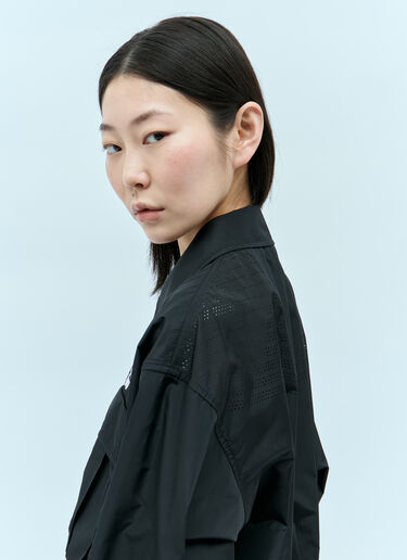 Miu Miu Technical Cropped Jacket Black miu0256006