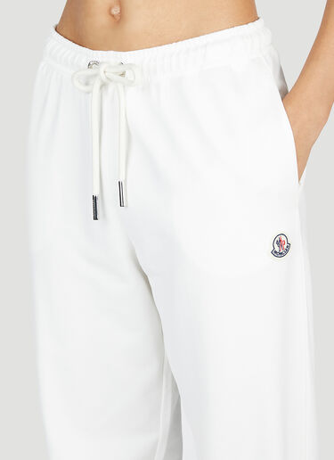 Relaxed Track Pants Moncler Relaxed Track Pants White mon0253036