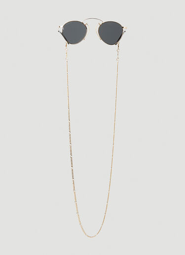 gucci gold chain sunglasses
