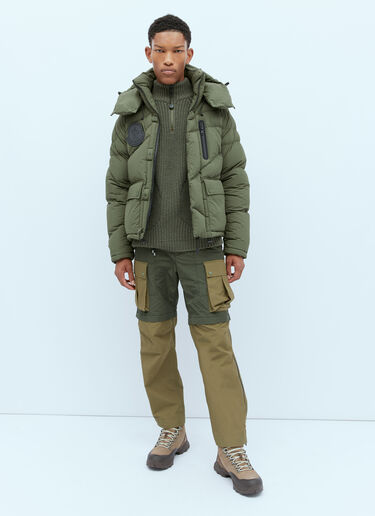 Moncler x Pharrell Williams Chestnut Down Jacket Green mpw0154001