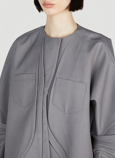 Prada Gabardine Jacket Grey pra0252052