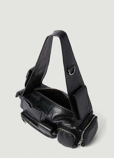 Balenciaga 슈퍼비지 슬링 스몰 위켄드 백 블랙 bal0149045
