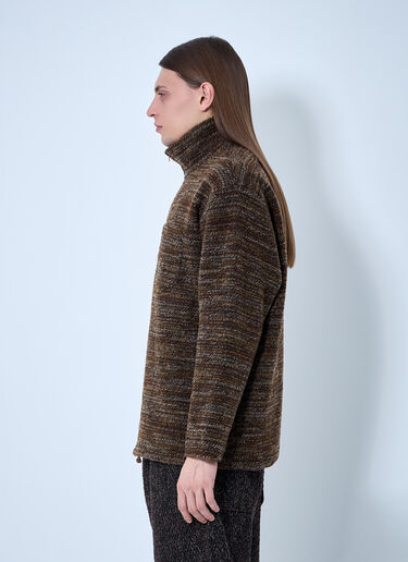 Engineered Garments Zip-Up Sweater Brown egg0154009