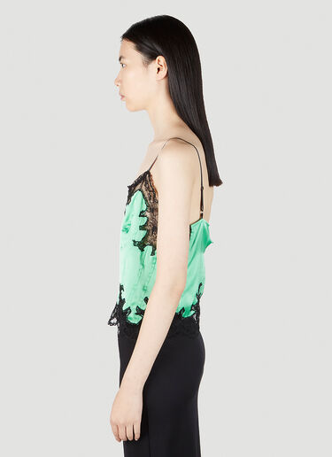 Lace Top Rabanne Lace Top Green pac0252024