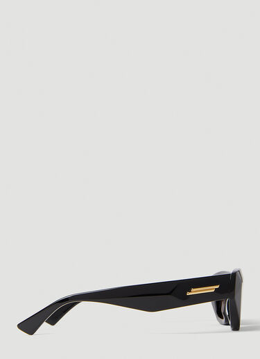 Bottega Veneta Angle 猫眼形太阳镜 黑色 bov0251136