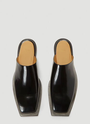 ION Slip-On Leather Shoes Black ion0340001