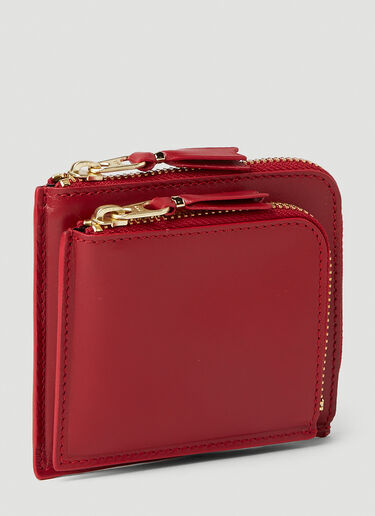 Comme des Garçons Wallet 아웃사이드 포켓 지갑 레드 cdw0351002