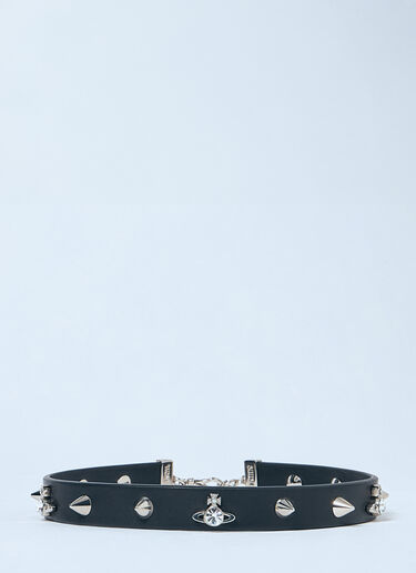 Vivienne Westwood Lio 皮革颈圈 黑色 vvw0258025