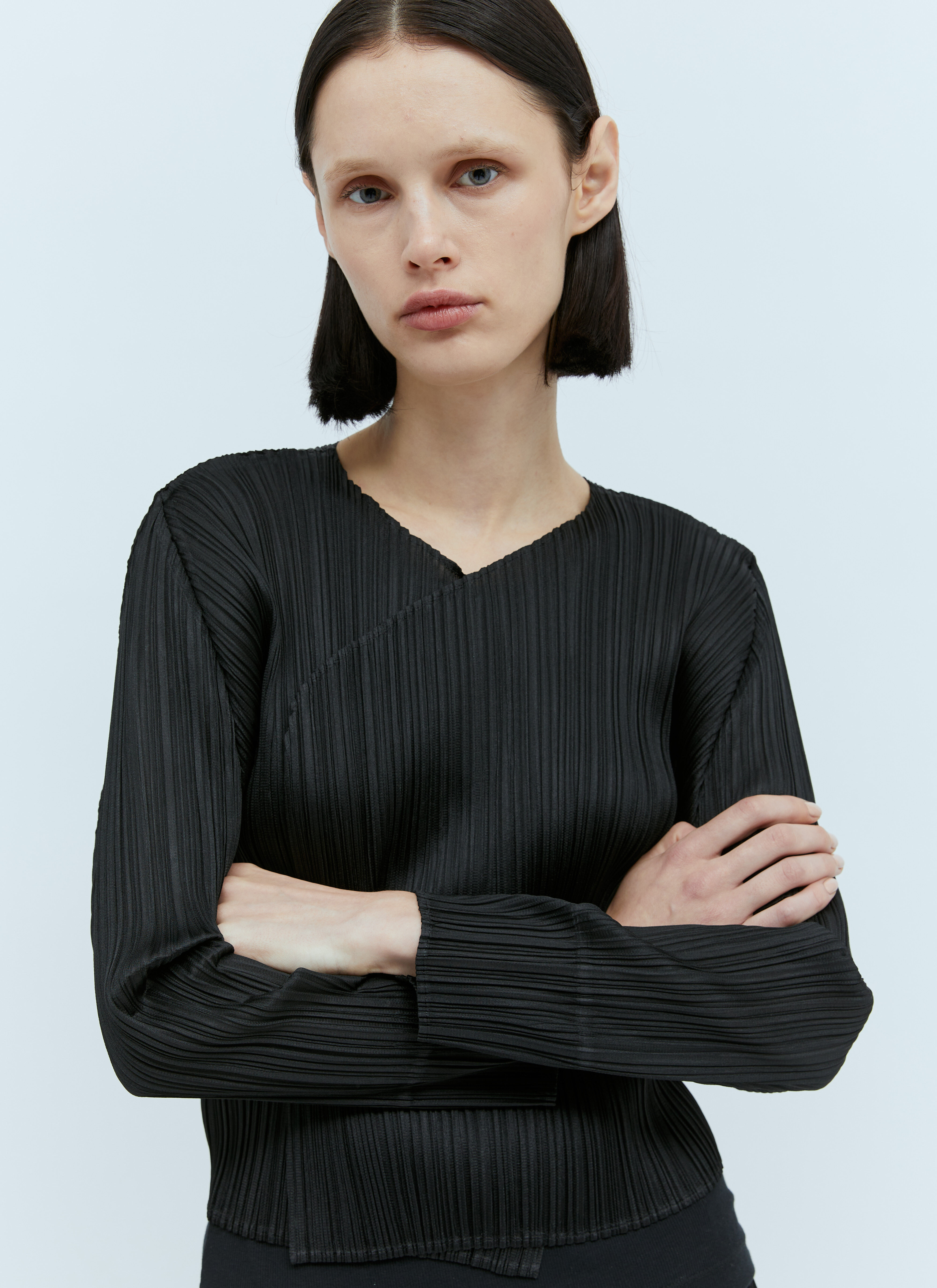 Pleated cardigan hotsell