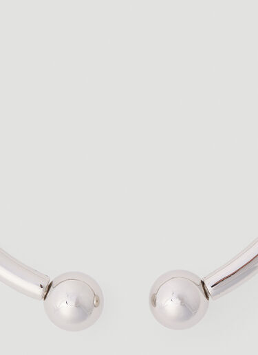 MM6 Maison Margiela Choker Necklace Silver mmm0350002