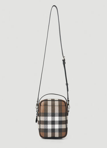 Burberry 체크 크로스바디 백 브라운 bur0147136