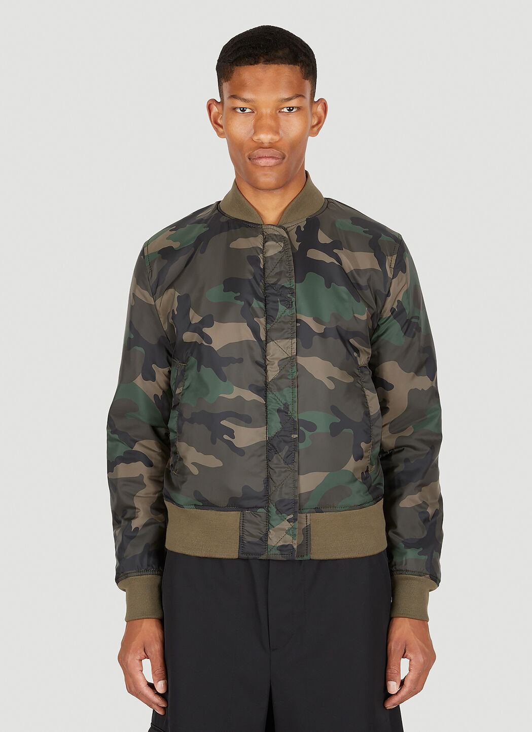 Valentino camo shop bomber jacket
