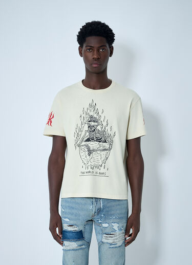 Gallery Dept. The World Is Ours T-Shirt White gdp0160050