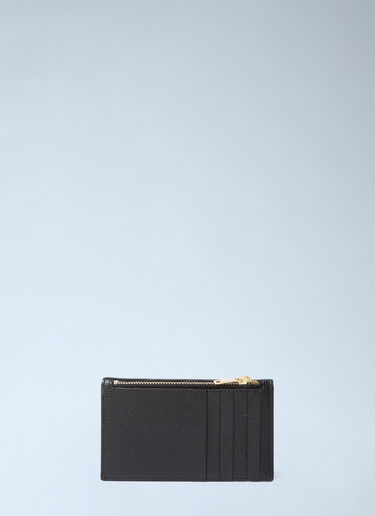 Saint Laurent 徽标铭牌卡包 黑色 sla0249166