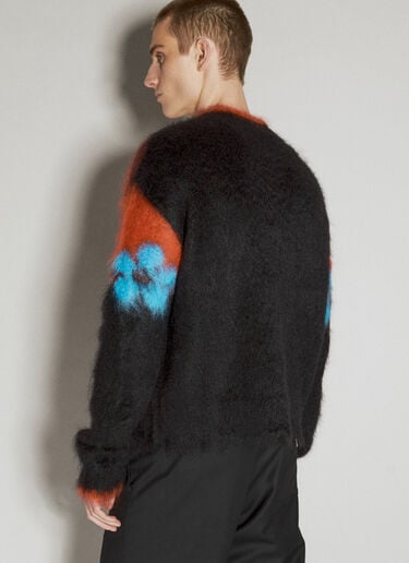 Marni Mohair Flower Sweater Black mni0155004