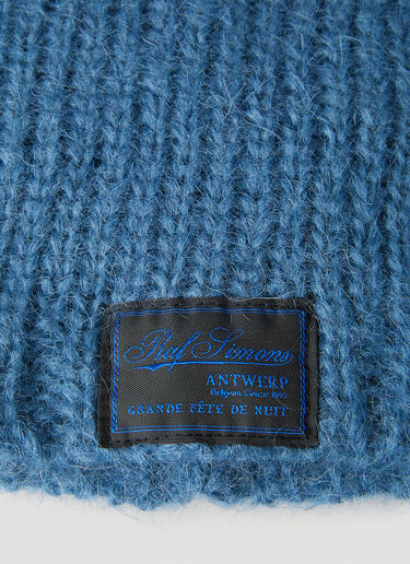 Logo Patch Balaclava Raf Simons Logo Patch Balaclava Blue raf0250018