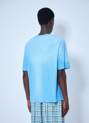 Acne Studios ロゴモチーフ コットンTシャツ ブルー acn0165018