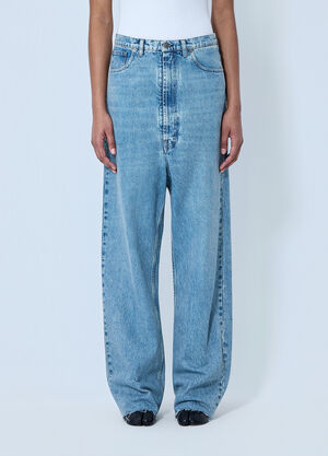 Maison Margiela Wide-Leg Denim Trousers Blue mla0264054
