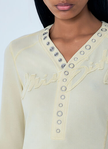 Miss Sixty x KNWLS Logo Patchwork T-Shirt Green msk0263016