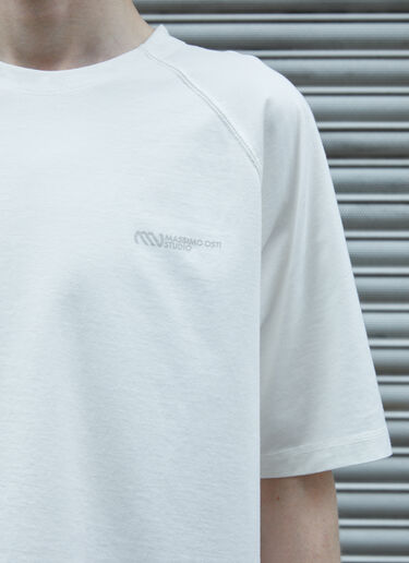 Massimo Osti Studio Logo T-Shirt White mao0158029