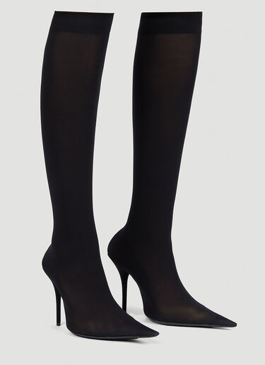 Balenciaga Knife Over The Knee Boots Black bal0250074