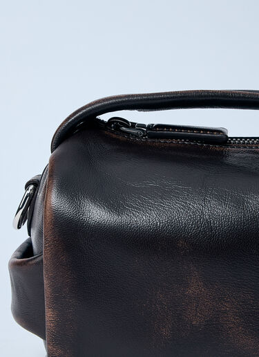 Prada 나파 가죽 숄더백  다크 브라운 pra0160012