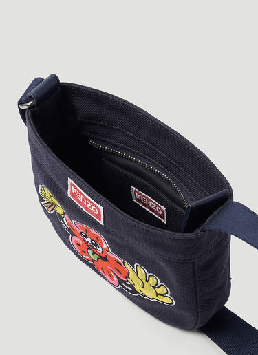 Kenzo 보우크 보이 스몰 숄더백 다크 블루 knz0252058