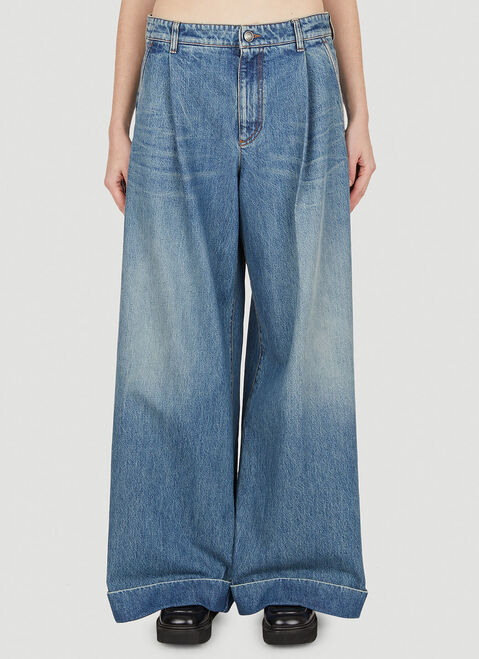 Sportmax Baggy Jeans Blue spx0254005