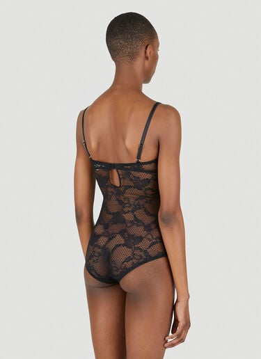 Gucci Floral Lace Bodysuit Black guc0247094