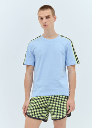 adidas by Wales Bonner Logo Embroidery T-Shirt Blue awb0357005