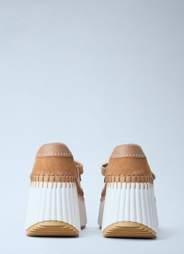 Chloé Nama Platform Sneakers Brown chl0264032
