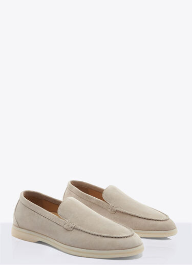 Scarosso Ludovica Suede Loafers Grey scr0258029