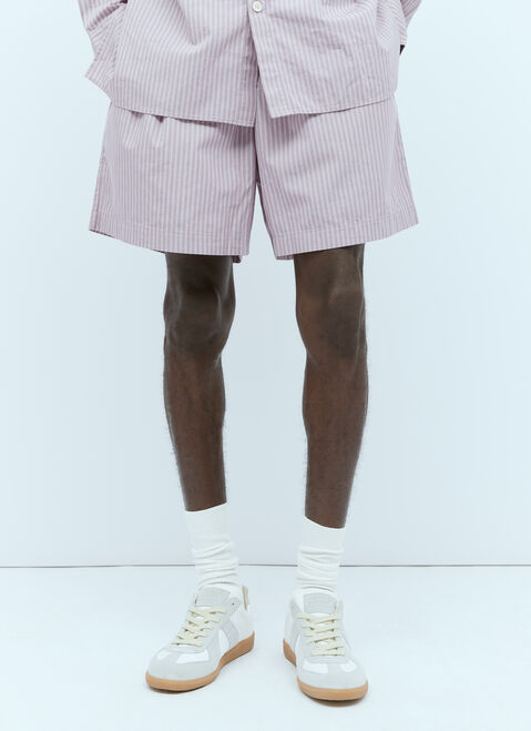 Moncler x Rick Owens x Birkenstock Stripe Shorts Black mcs0355014