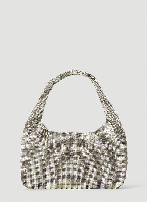 Eastpak x Telfar Mini Crystal Mesh Armpit Shoulder Bag Blue est0351001