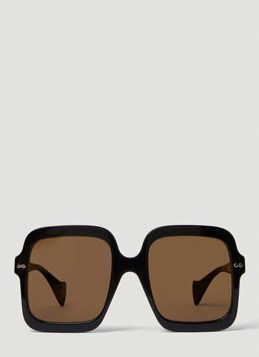 Gucci GG1241S Oversized Square Sunglasses Black guc0250256