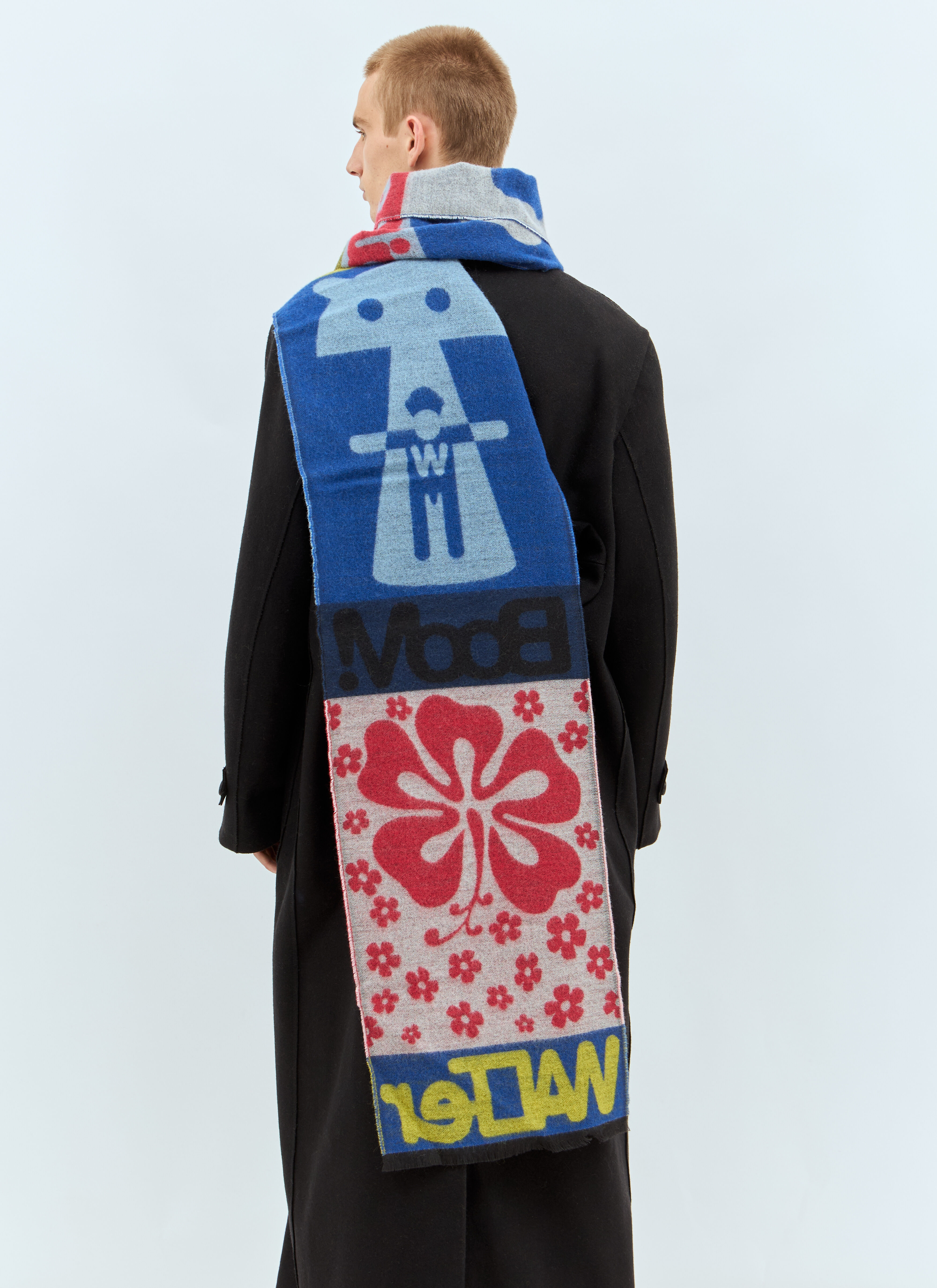 Walter Van Beirendonck Men's' Alowa Scarf in Multicolour | LN-CC®