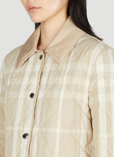 Burberry 체크 반 재킷 베이지 bur0252011