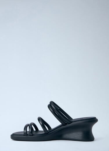 CAMPER Strappy Wedge Sandals Black cmp0264013