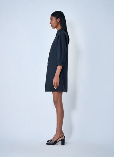 Wool Mini Dress Gucci Wool Mini Dress Grey guc0261107