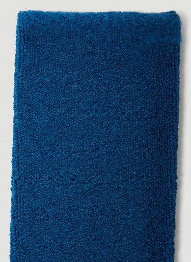 The Elder Statesman Terry Rolled Socks Blue tes0150022