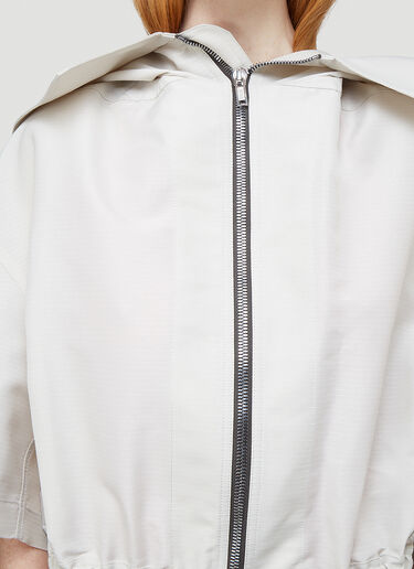 Rick Owens Windbreaker Jacket White ric0243004