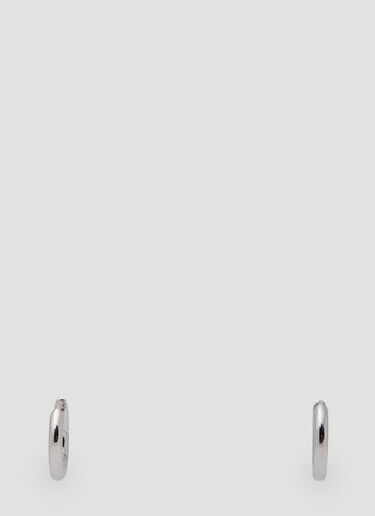 Tom Wood Classic Small Hoop Earrings Silver tmw0366017