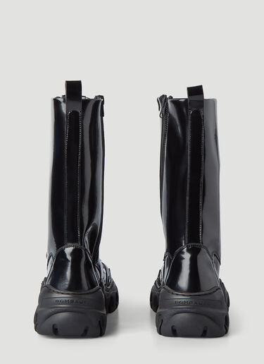 Patent Combat Boots Rombaut Patent Combat Boots Black rmb0246006